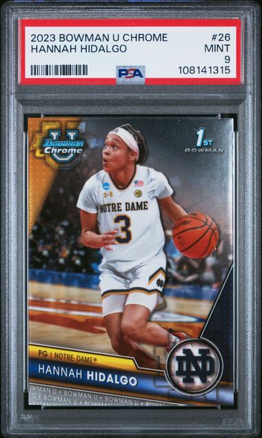 2023 Bowman Chrome #26 Hannah Hidalgo U front