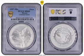 1997-Mo Onza Libertad Ag MS69