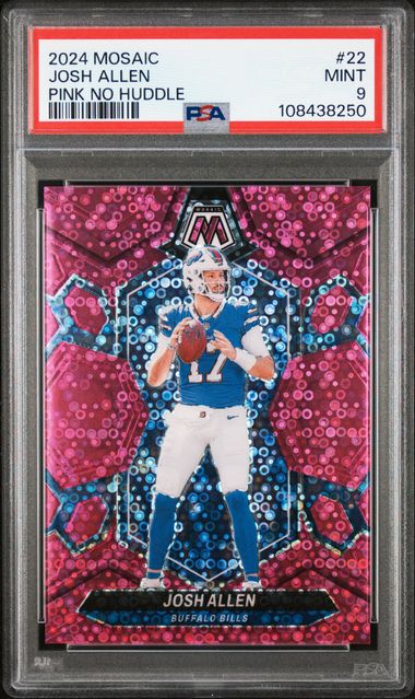 2024 Panini Mosaic No Huddle #22 Josh Allen front