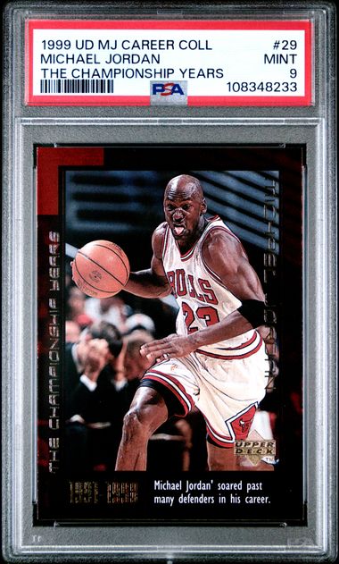 1999 Upper Deck Mj Career Collection Michael Jordan #29 (The Championship Years) Mint 9 front