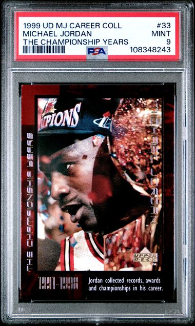1999 Upper Deck Mj Career Collection Michael Jordan #33 (The Championship Years) Mint 9 front