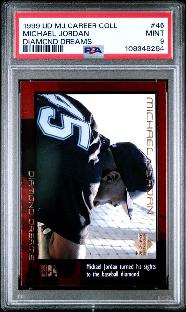 1999 Upper Deck Mj Career Collection Michael Jordan #46 (Diamond Dreams) Mint 9 front
