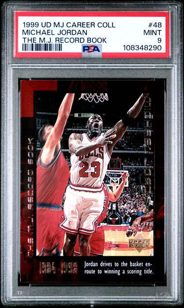1999 Upper Deck Mj Career Collection Michael Jordan #48 (The M.j. Record Book) Mint 9 front
