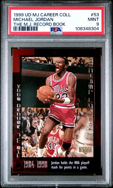 1999 Upper Deck Mj Career Collection Michael Jordan #53 (The M.j. Record Book) Mint 9 front