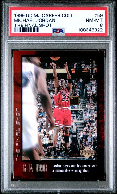 1999 Upper Deck Mj Career Collection Michael Jordan #59 (The Final Shot) Nm-Mt 8 front