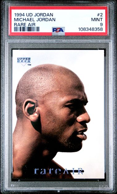 1994 Upper Deck Mj Rare Air Michael Jordan #2 (Rare Air) Mint 9 front