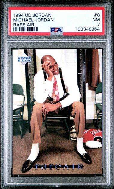 1994 Upper Deck Mj Rare Air Michael Jordan #8 (Rare Air) Nm 7 front