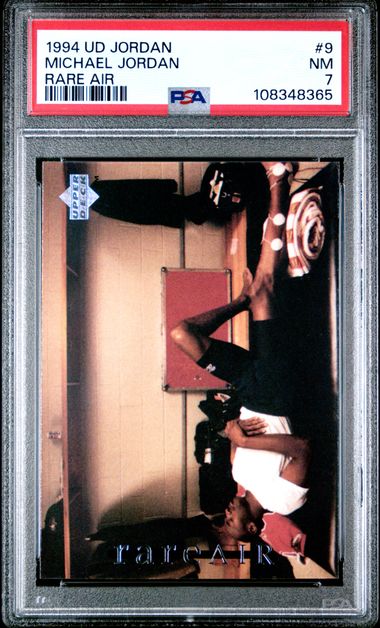 1994 Upper Deck Mj Rare Air Michael Jordan #9 (Rare Air) Nm 7 front