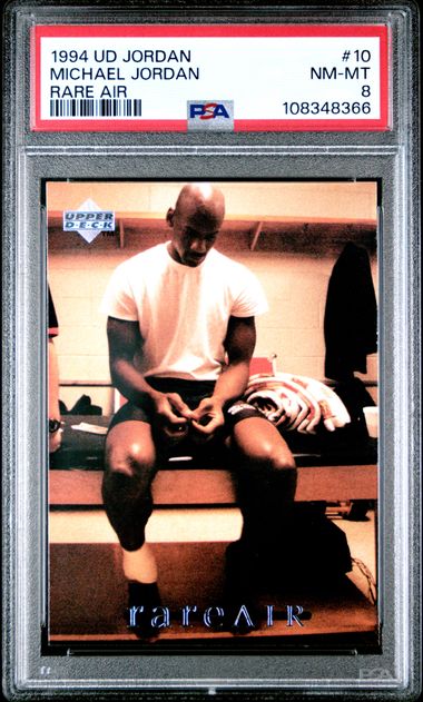 1994 Upper Deck Mj Rare Air Michael Jordan #10 (Rare Air) Nm-Mt 8 front