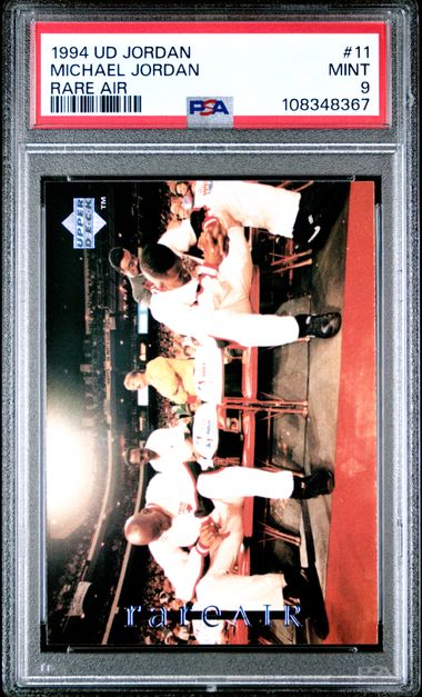 1994 Upper Deck Mj Rare Air Michael Jordan #11 (Rare Air) Mint 9 front