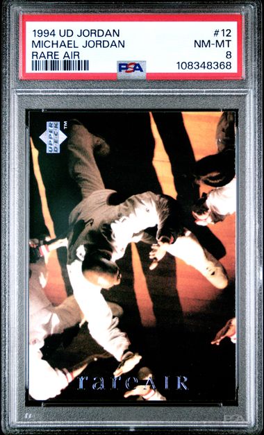 1994 Upper Deck Mj Rare Air Michael Jordan #12 (Rare Air) Nm-Mt 8 front