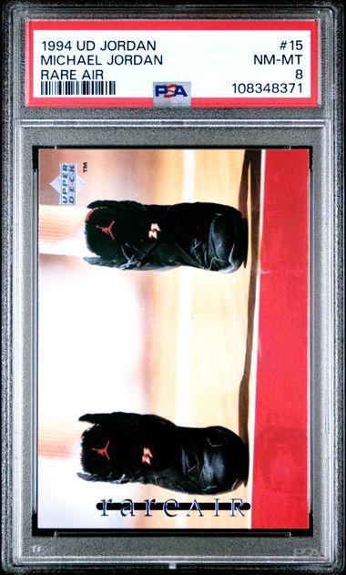1994 Upper Deck Mj Rare Air Michael Jordan #15 (Rare Air) Nm-Mt 8 front