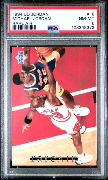 1994 Upper Deck Mj Rare Air Michael Jordan #16 (Rare Air) Nm-Mt 8 front
