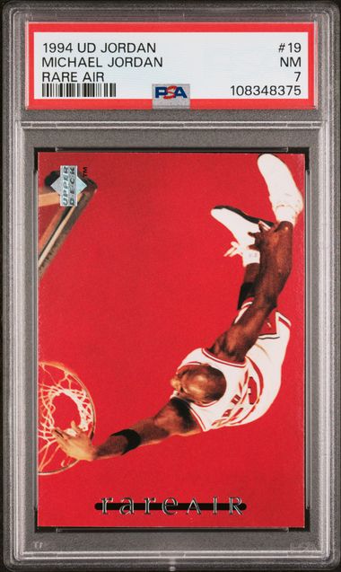 1994 Upper Deck Mj Rare Air Michael Jordan #19 (Rare Air) Nm 7 front