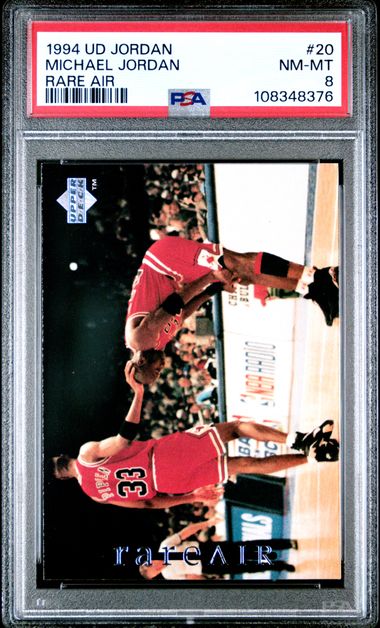 1994 Upper Deck Mj Rare Air Michael Jordan #20 (Rare Air) Nm-Mt 8 front