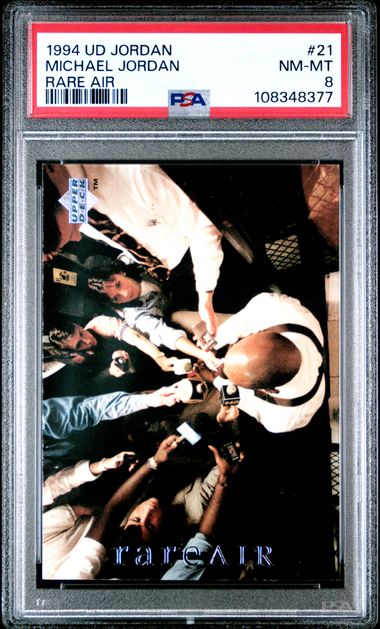 1994 Upper Deck Mj Rare Air Michael Jordan #21 (Rare Air) Nm-Mt 8 front