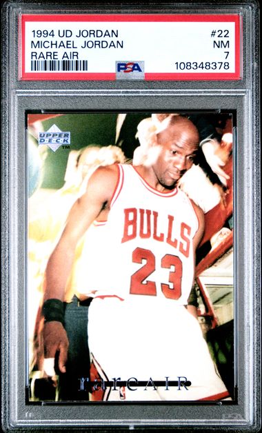 1994 Upper Deck Mj Rare Air Michael Jordan #22 (Rare Air) Nm 7 front
