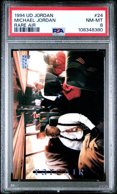 1994 Upper Deck Mj Rare Air Michael Jordan #24 (Rare Air) Nm-Mt 8 front