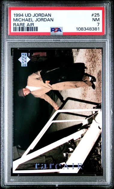 1994 Upper Deck Mj Rare Air Michael Jordan #25 (Rare Air) Nm 7 front