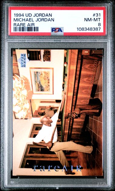 1994 Upper Deck Mj Rare Air Michael Jordan #31 (Rare Air) Nm-Mt 8 front