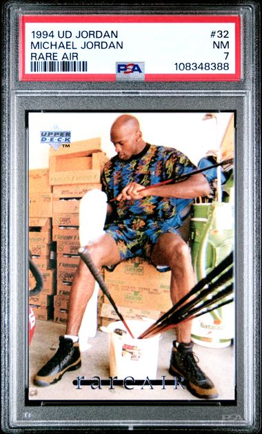 1994 Upper Deck Mj Rare Air Michael Jordan #32 (Rare Air) Nm 7 front