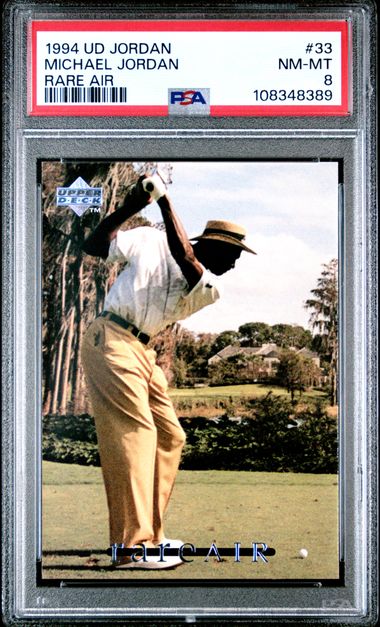 1994 Upper Deck Mj Rare Air Michael Jordan #33 (Rare Air) Nm-Mt 8 front