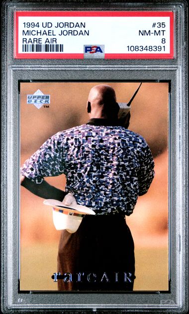 1994 Upper Deck Mj Rare Air Michael Jordan #35 (Rare Air) Nm-Mt 8 front