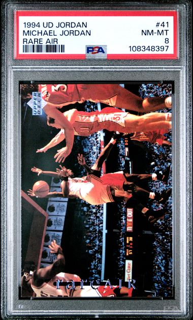 1994 Upper Deck Mj Rare Air Michael Jordan #41 (Rare Air) Nm-Mt 8 front