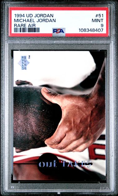 1994 Upper Deck Mj Rare Air Michael Jordan #51 (Rare Air) Mint 9 front