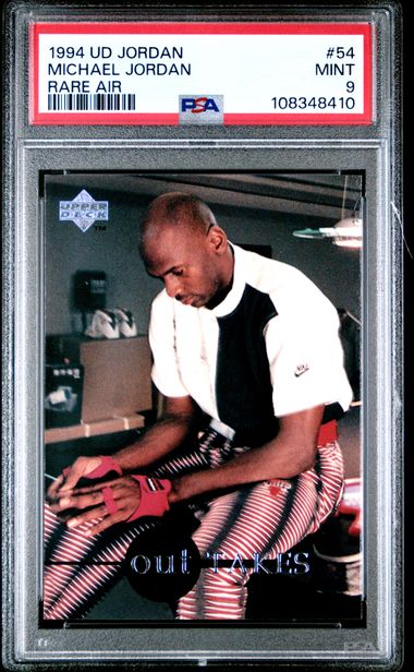 1994 Upper Deck Mj Rare Air Michael Jordan #54 (Rare Air) Mint 9 front