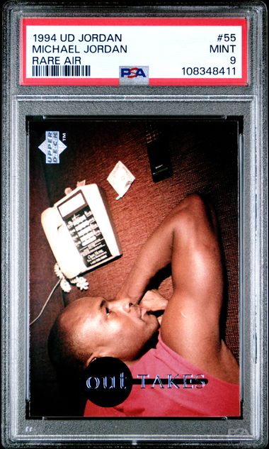 1994 Upper Deck Mj Rare Air Michael Jordan #55 (Rare Air) Mint 9 front