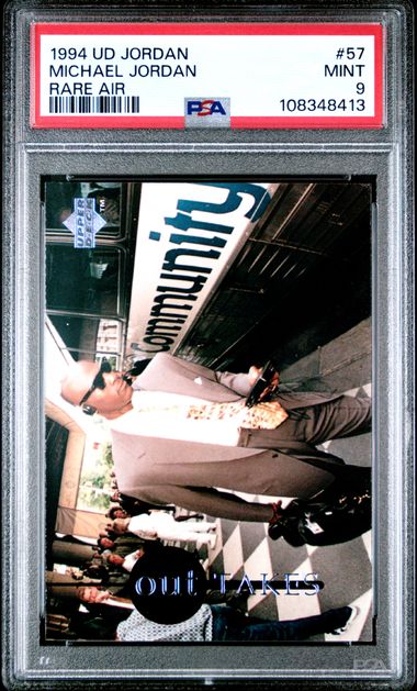 1994 Upper Deck Mj Rare Air Michael Jordan #57 (Rare Air) Mint 9 front