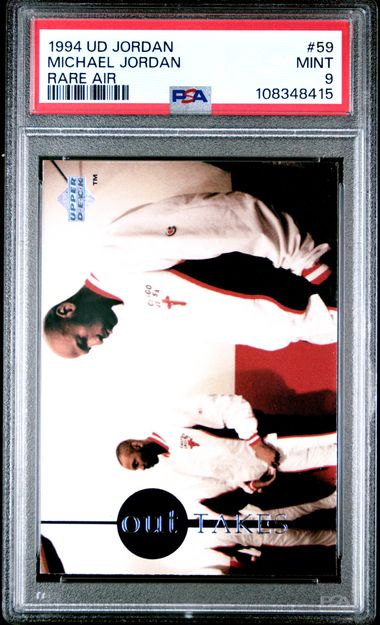 1994 Upper Deck Mj Rare Air Michael Jordan #59 (Rare Air) Mint 9 front