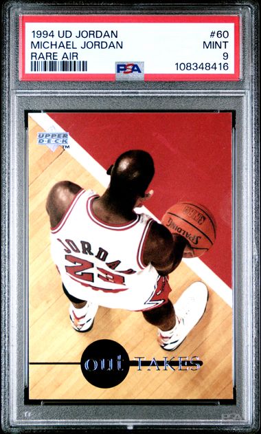 1994 Upper Deck Mj Rare Air Michael Jordan #60 (Rare Air) Mint 9 front
