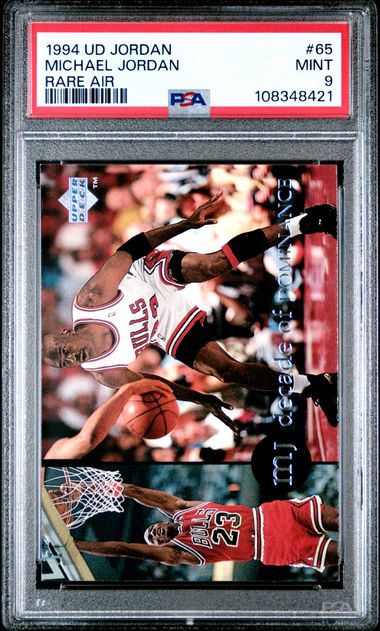 1994 Upper Deck Mj Rare Air Michael Jordan #65 (Rare Air) Mint 9 front