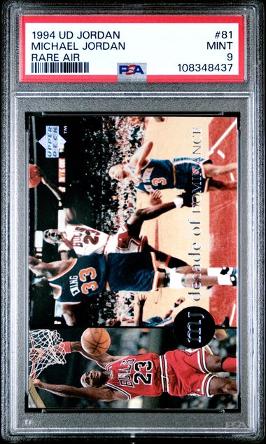 1994 Upper Deck Mj Rare Air Michael Jordan #81 (Rare Air) Mint 9 front