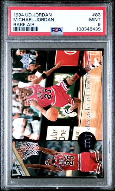 1994 Upper Deck Mj Rare Air Michael Jordan #83 (Rare Air) Mint 9 front