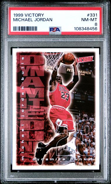 1999 Upper Deck Victory Michael Jordan #331 Nm-Mt 8 front