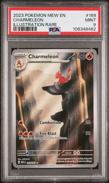 2023 Pokemon Mew En-151 Charmeleon #169 (Illustration Rare) Mint 9 front