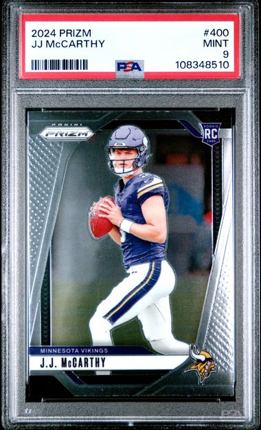 2024 Panini Prizm Jj Mccarthy #400 Mint 9 front
