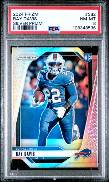 2024 Panini Prizm Ray Davis #382 (Silver Prizm) Nm-Mt 8 front