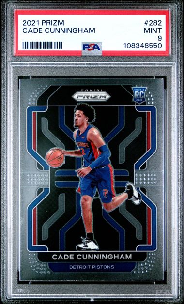 2021 Panini Prizm Cade Cunningham #282 Mint 9 front