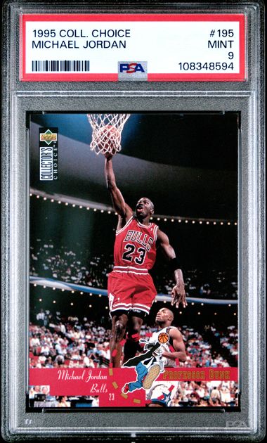 1995 Collector's Choice Michael Jordan #195 Mint 9 front