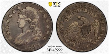 1832 50C Small Letters VF35