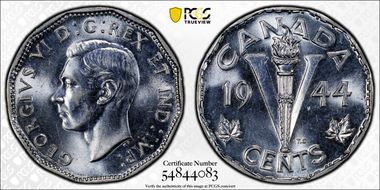 1944 5C Steel MS62
