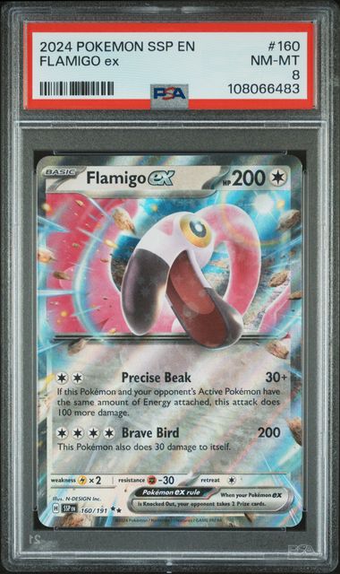 2024 Pokemon #160 Flamigo front