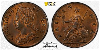 1742 1/2D S-3718 MS65+ RB