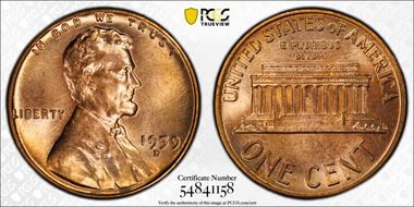 1959-D 1C MS65RD