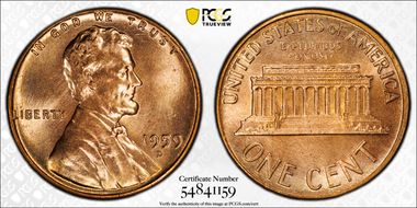 1959-D 1C MS66RD