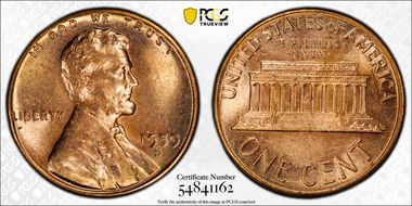 1959-D 1C MS65RD